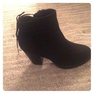 Brand new black booties